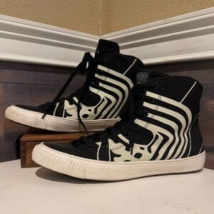 Po-Zu Star Wars Kylo Ren High Top Sneakers 44 US 10.5 Ben Solo Shoes Star Wars